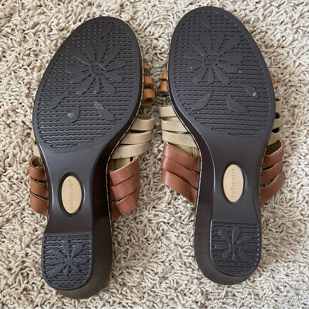 Brown Leather Sandals - Picture 5 of 6